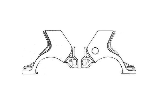 ACHTERSPATBORD RECHTS  5-deurs 5888648 Van Wezel