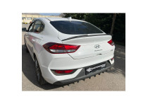 Achterspoilerlip passend voor Hyundai i30 III Fastback incl. N-Line 2017- (ABS Glanzend zwart)