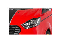 Koplampspoilers passend voor Ford Transit Custom & Tourneo Custom Facelift 2018- (ABS)