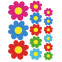 Stickervel Coloured Flowers - 24,5x32x5cm, voorbeeld 2