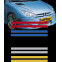 Universele zelfklevende striping AutoStripe Cool270 - Goud - 2+2mm x 975cm, voorbeeld 2