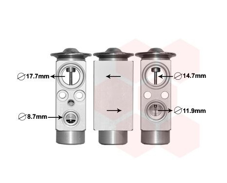 Expansionsventil, klimatanläggning, bild 2