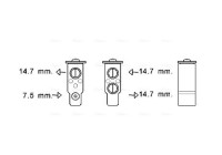 Expansionsventil, klimatanläggning