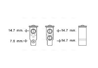 Expansionsventil, klimatanläggning