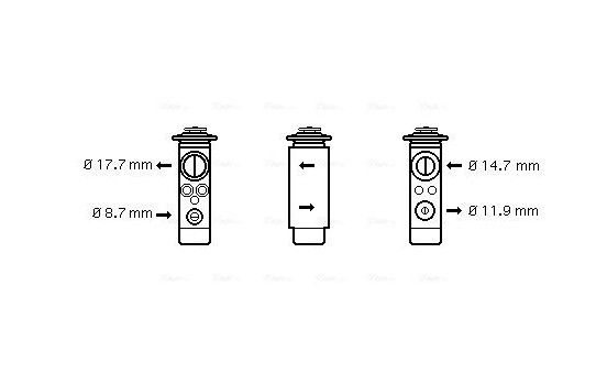 Expansionsventil, klimatanläggning