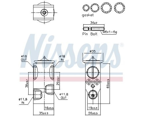 Expansionsventil, luftkonditionering, bild 6