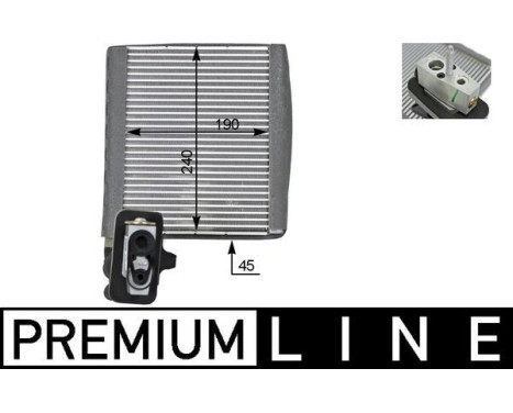 Förångare, klimatanläggning BEHR *** PREMIUM LINE ***