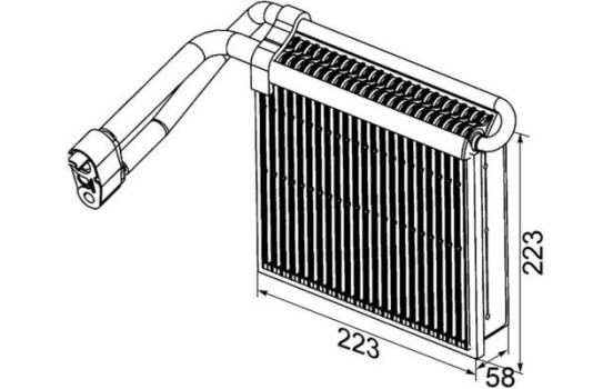 Förångare, klimatanläggning BEHR *** PREMIUM LINE ***
