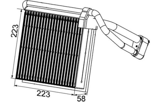 Förångare, klimatanläggning BEHR *** PREMIUM LINE ***, bild 2