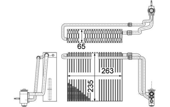 Förångare, klimatanläggning BEHR *** PREMIUM LINE ***