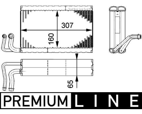 Förångare, klimatanläggning PREMIUM LINE