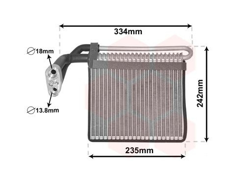 Förångare, klimatanläggning