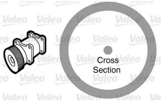 Packning, kylmedelsrörledning