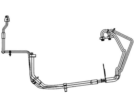 Varibelttrycksledning, klimatanläggning BEHR *** PREMIUM LINE ***, bild 2