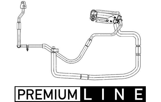 Varibelttrycksledning, klimatanläggning BEHR *** PREMIUM LINE ***