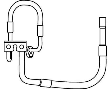 Varibelttrycksledning, klimatanläggning PREMIUM LINE, bild 2