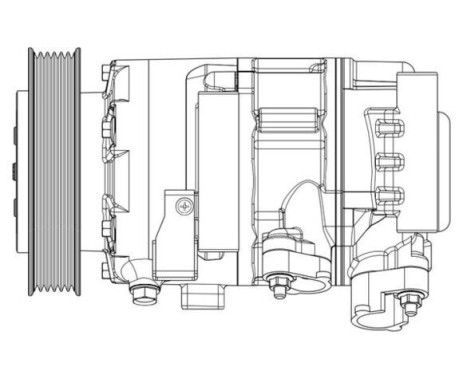 Kompressor, klimatanläggning BEHR *** PREMIUM LINE ***, bild 6