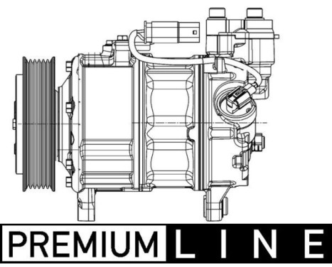 Kompressor, klimatanläggning BEHR *** PREMIUM LINE ***, bild 4