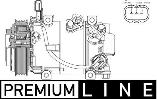 Kompressor, klimatanläggning BEHR *** PREMIUM LINE ***