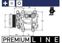 Kompressor, klimatanläggning BEHR *** PREMIUM LINE ***
