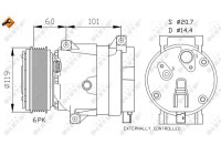 Kompressor, klimatanläggning EASY FIT
