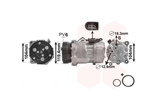 Kompressor, klimatanläggning *** IR PLUS ***