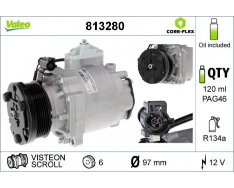 Kompressor, klimatanläggning NEW ORIGINAL PART