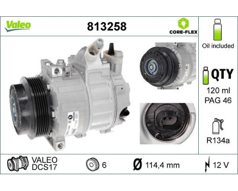 Kompressor, klimatanläggning NEW ORIGINAL PART