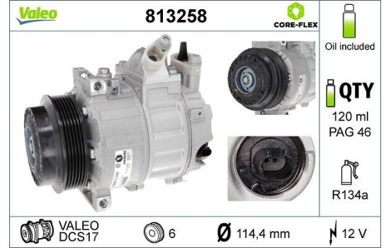 Kompressor, klimatanläggning NEW ORIGINAL PART
