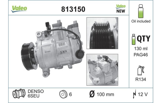 Kompressor, klimatanläggning NEW PART, bild 6