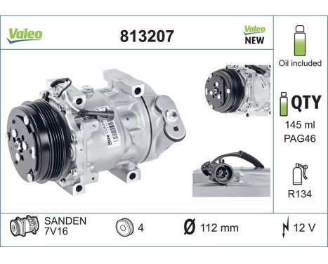 Kompressor, klimatanläggning NEW PART