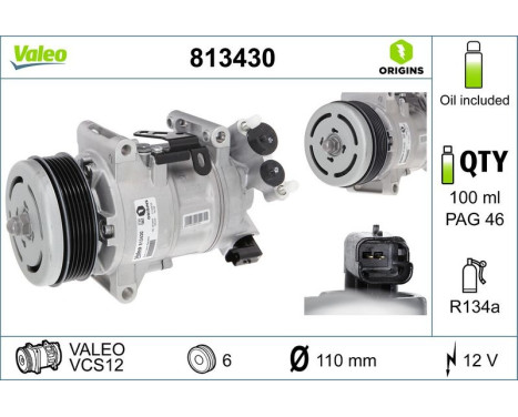 Kompressor, klimatanläggning NEW PART, bild 5