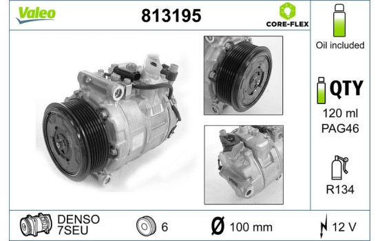 Kompressor, klimatanläggning NEW PART