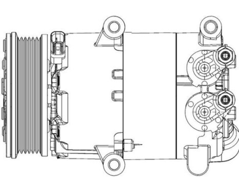 Kompressor, klimatanläggning PREMIUM LINE, bild 2