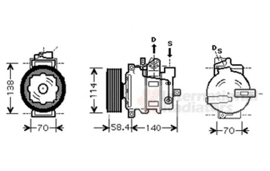 Kompressor, klimatanläggning, bild 2