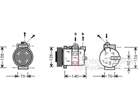 Kompressor, klimatanläggning, bild 2