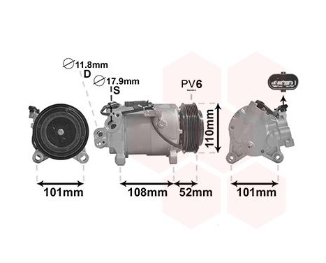 Kompressor, klimatanläggning