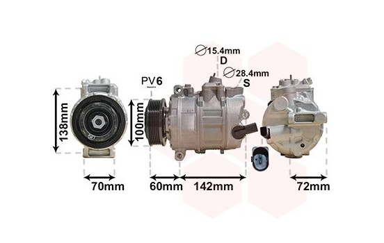 Kompressor, klimatanläggning