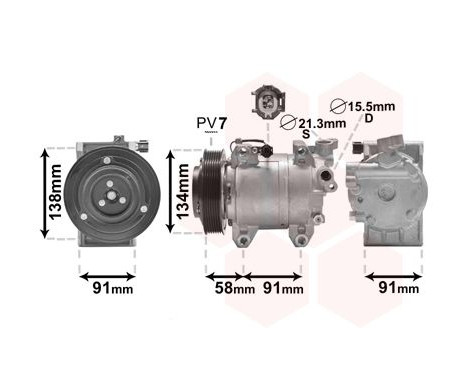 Kompressor, klimatanläggning