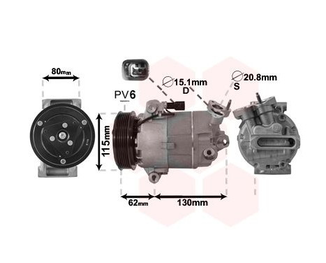 Kompressor, klimatanläggning