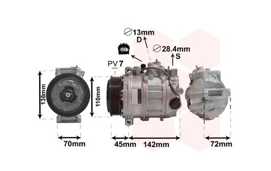 Kompressor, klimatanläggning