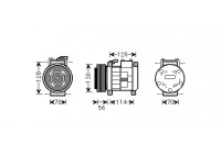 Kompressor, klimatanläggning