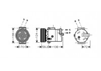 Kompressor, klimatanläggning