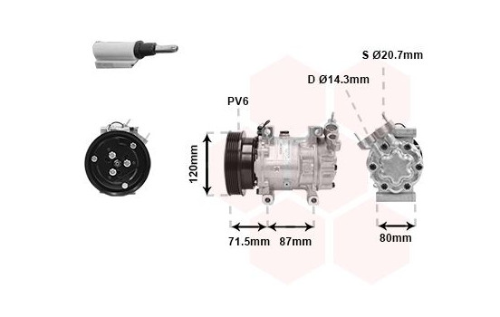 Kompressor, klimatanläggning
