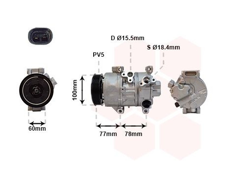 Kompressor, klimatanläggning