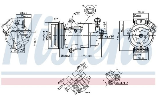 Kompressor, klimatanläggning, bild 6