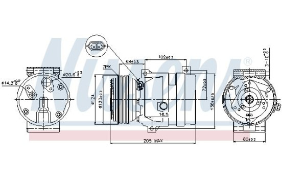 Kompressor, klimatanläggning, bild 5