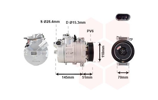 Kompressor, klimatanläggning