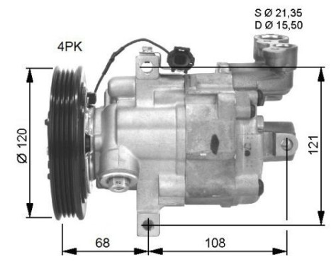 Kompressor, klimatanläggning, bild 4