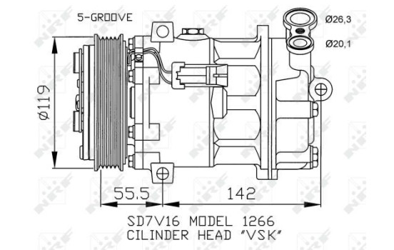 Kompressor, klimatanläggning, bild 5